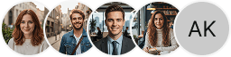 Multiple investor profile avatars on Silver Kryptek trading review block